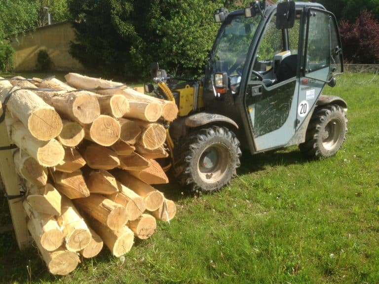 Teleskop Radlader Zaunbauer Handwerker