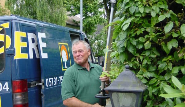 Rückschnitt der Bepflanzung im Rahmen der Gartenpflege in Bad Oeynhausen