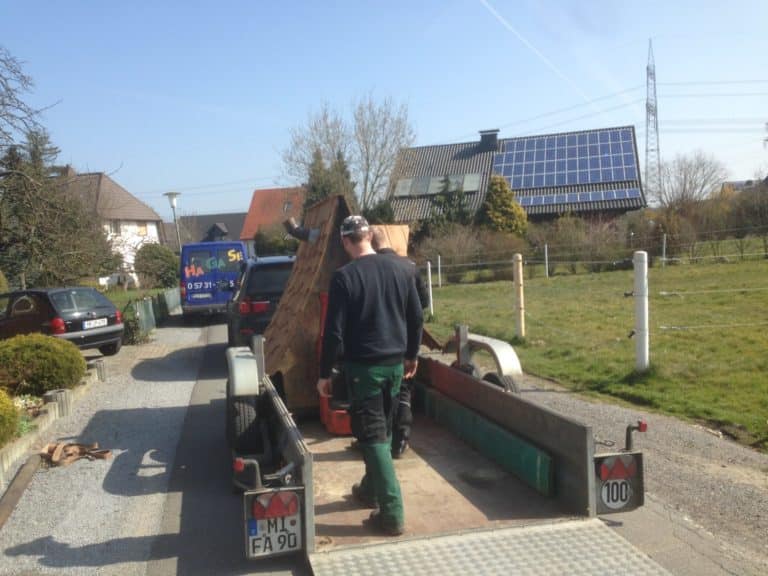 Lieferung & Montage von Gartenhäusern